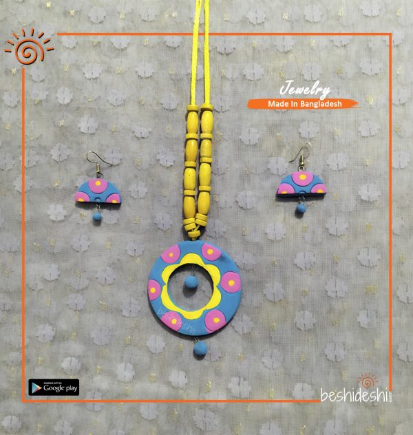 Handmade Clay Jewelry Set