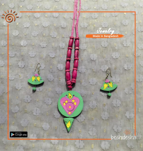 Handmade Clay Jewelry Set