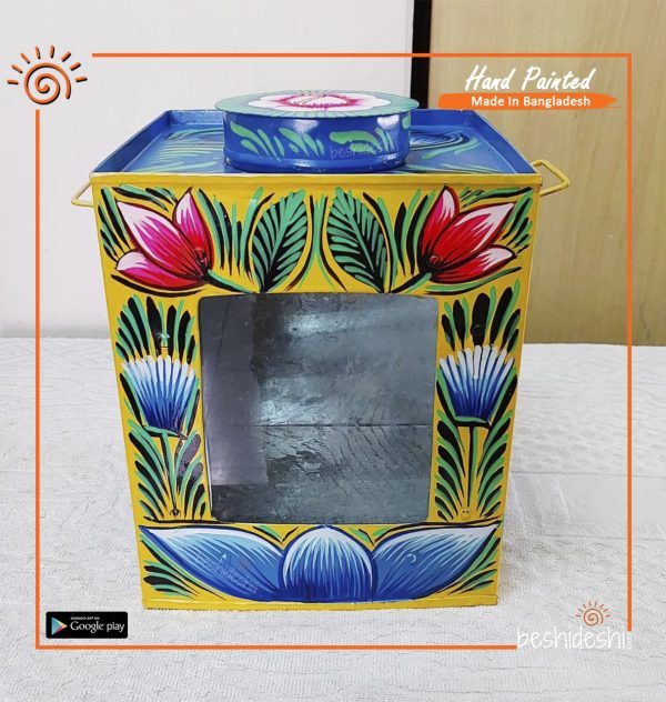 Rickshaw Painted Murir Tin (Big)