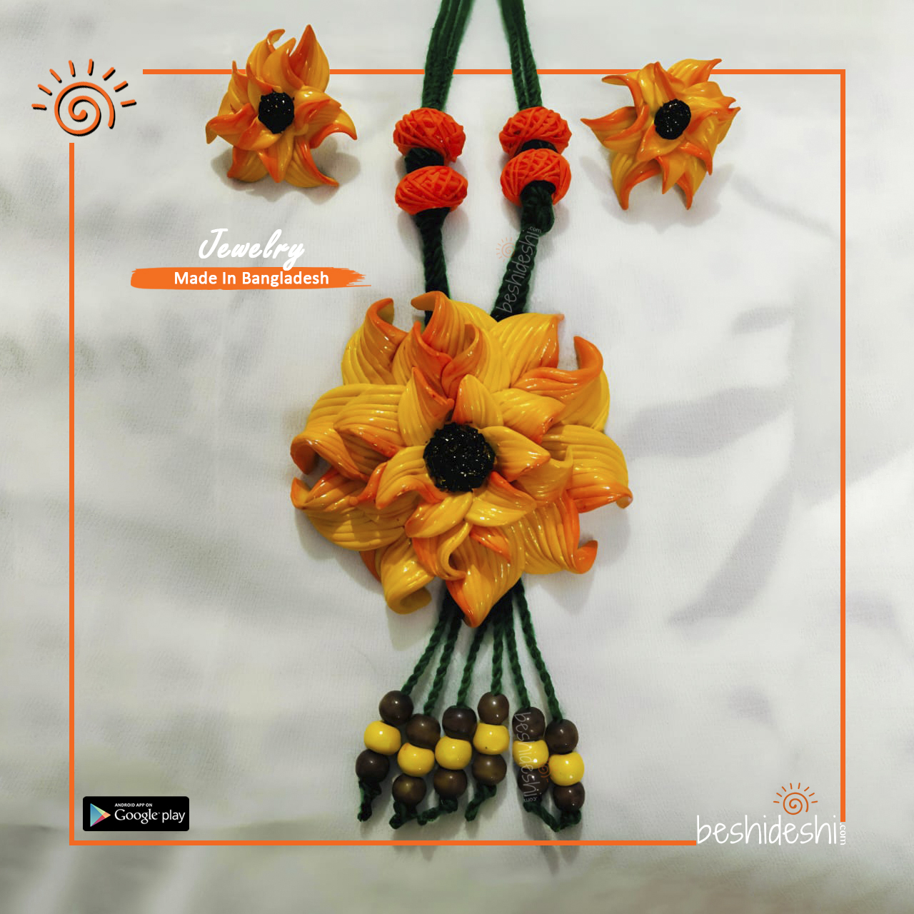 28 Handmade Clay Jewelry Set