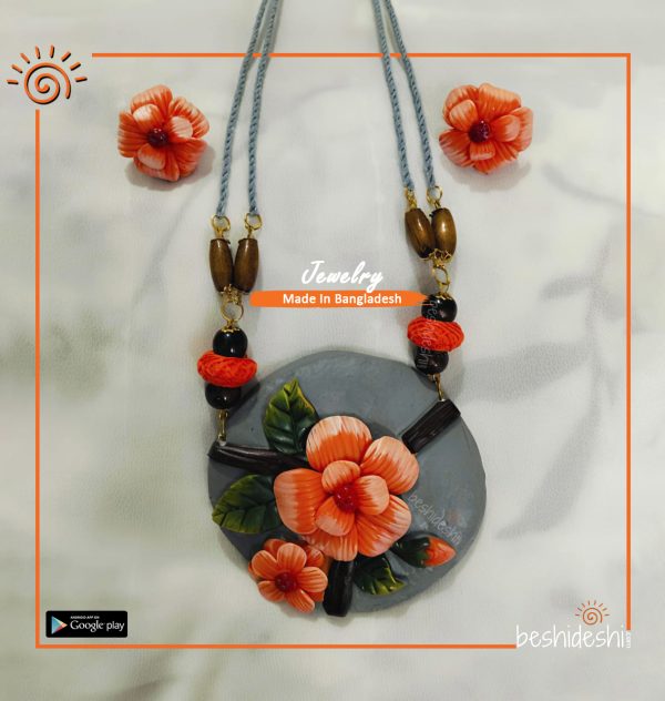 Handmade Clay Jewelry Set