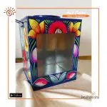 Rickshaw Painted Murir Tin (Big)