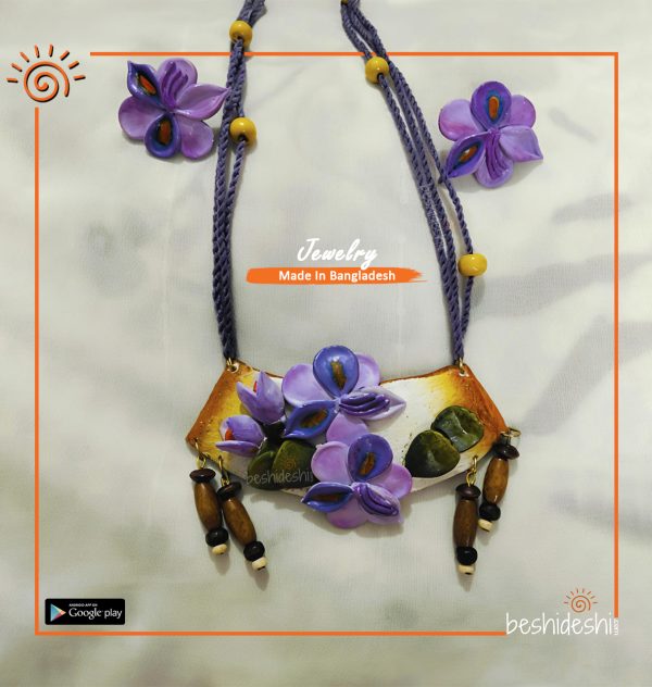 Handmade Clay Jewelry Set