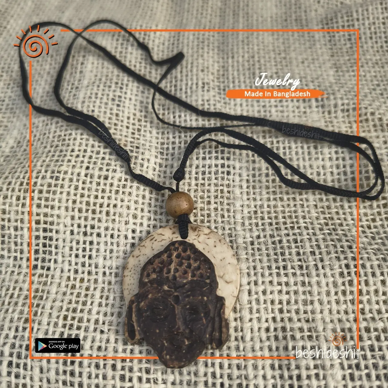 30 Handmade Coconut Shell Neckpiece