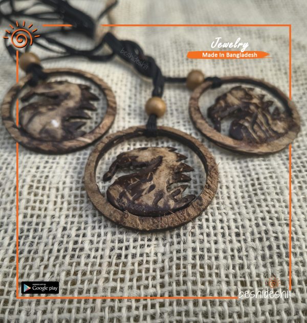 Handmade Coconut Shell Neckpiece