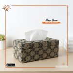 Jamdani Patterned Tissue Box