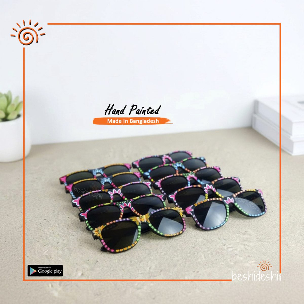 Hand Painted Sunglass