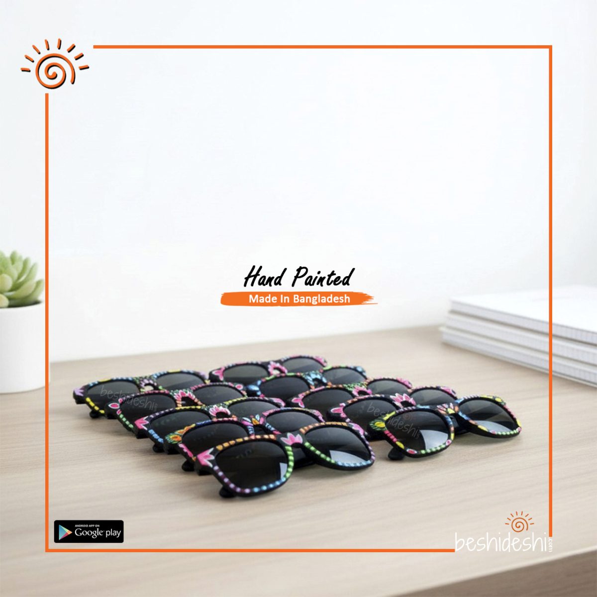 Hand Painted Sunglass