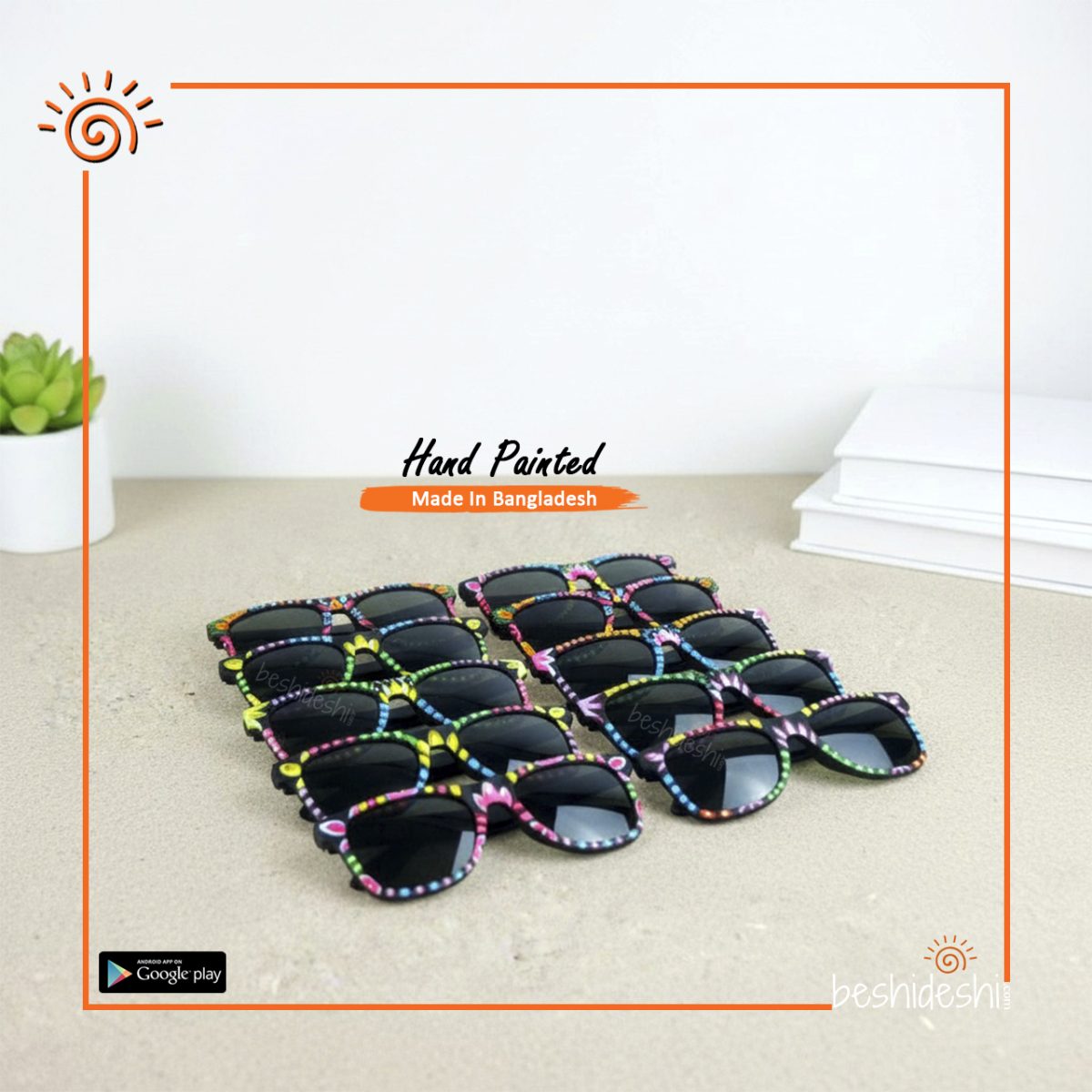 Hand Painted Sunglass