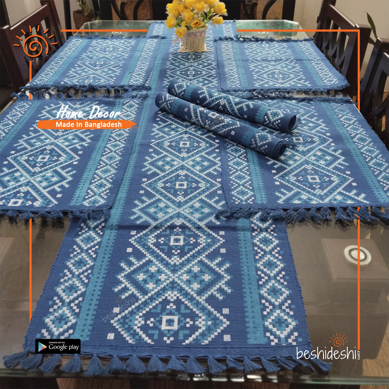 36 Screen Print Table Runner Set