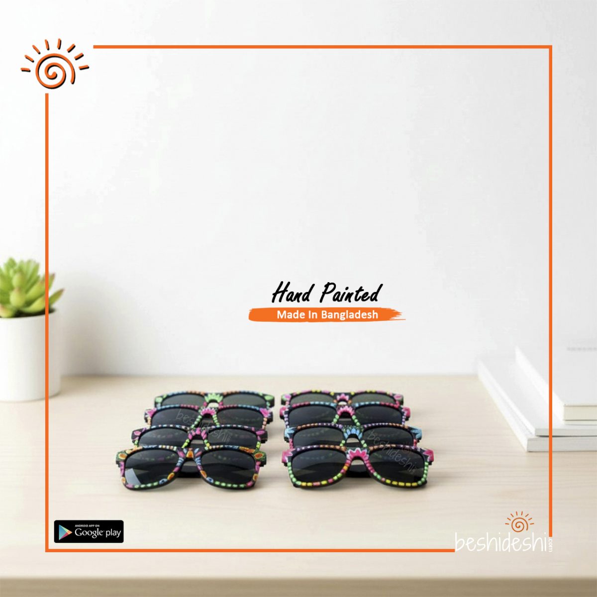 Hand Painted Sunglass