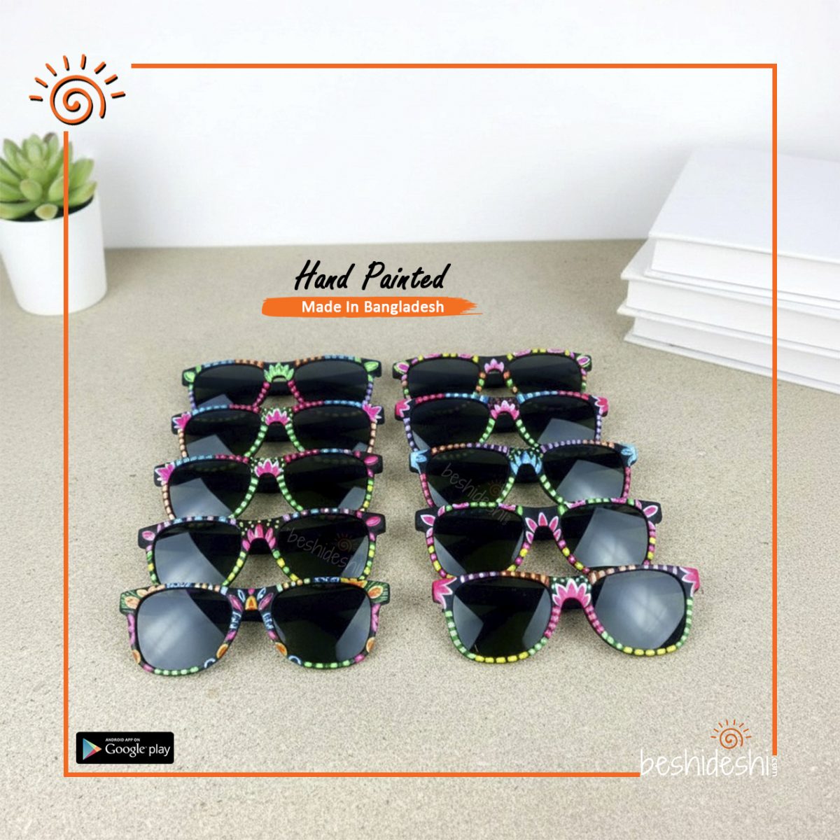 Hand Painted Sunglass