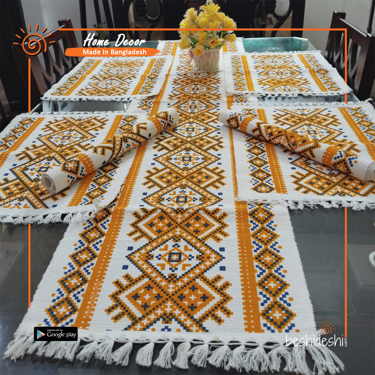 42 Screen Print Table Runner Set