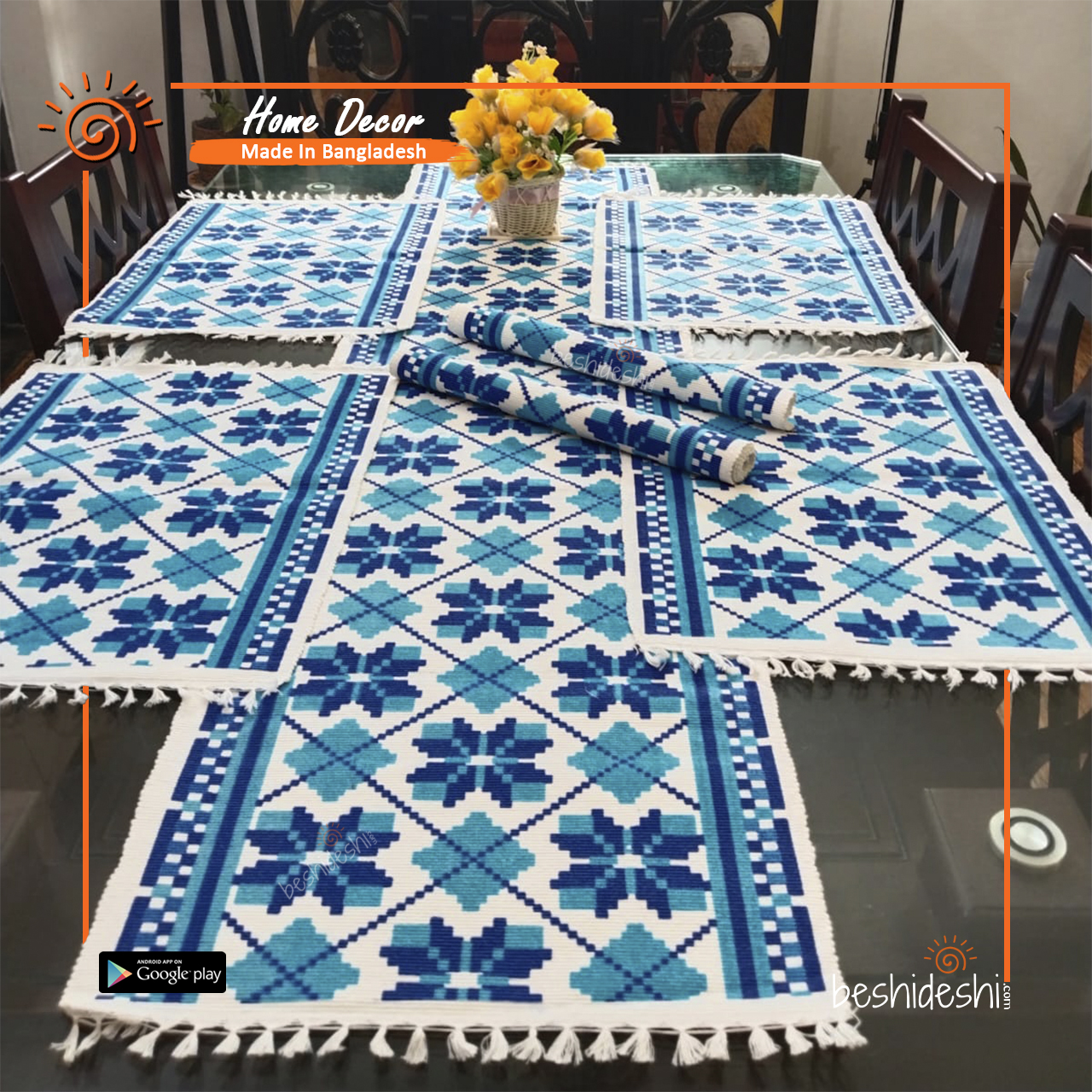 44 Screen Print Table Runner Set