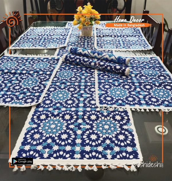 Screen Print Table Runner Set