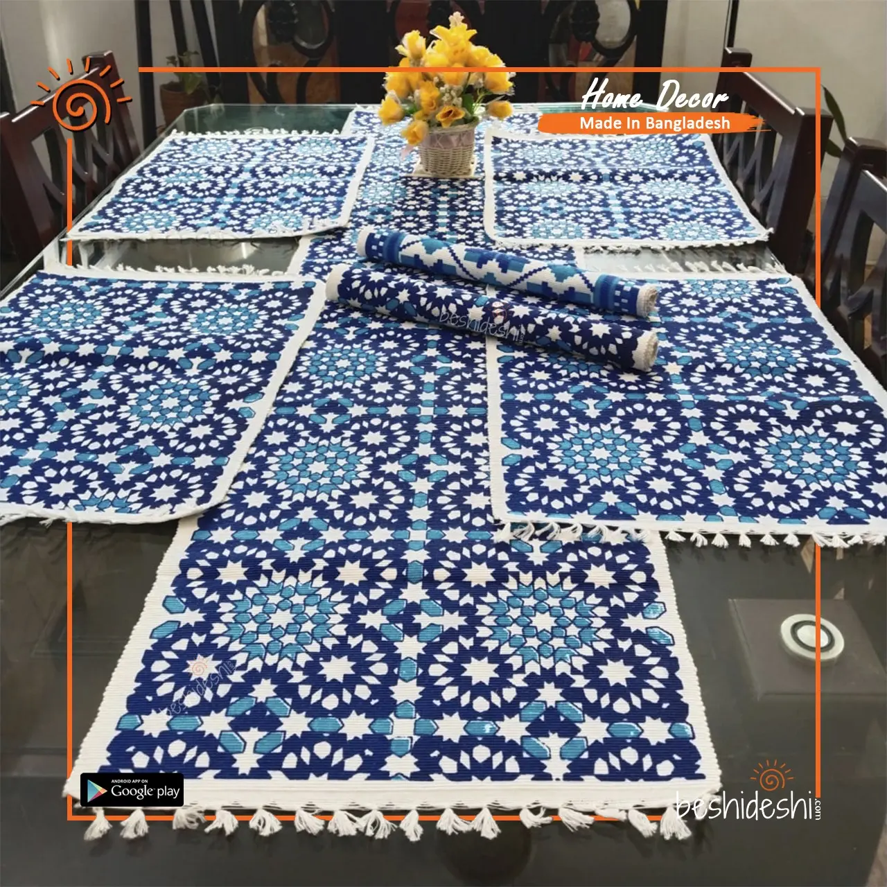 47 Screen Print Table Runner Set