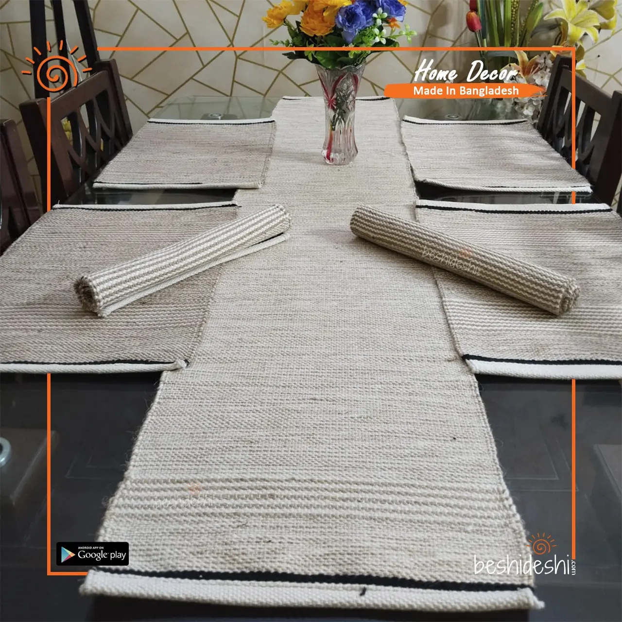 51 Jute Table Runner