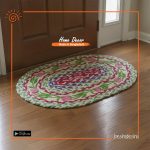 Hand Painted Jute Door Mat