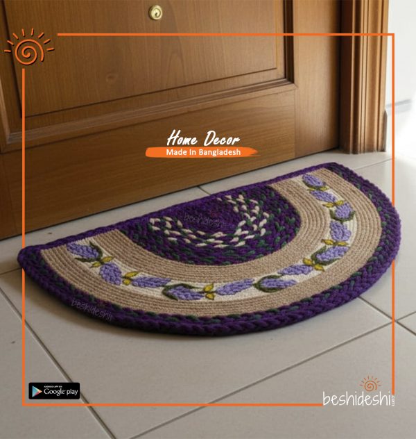 Hand Painted Jute Door Mat