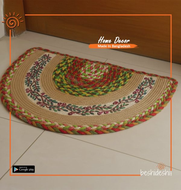 Hand Painted Jute Door Mat