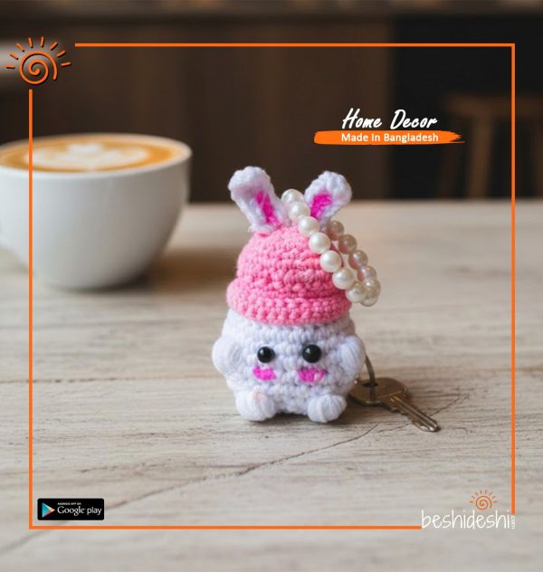 Crochet Cutie pie Key Ring