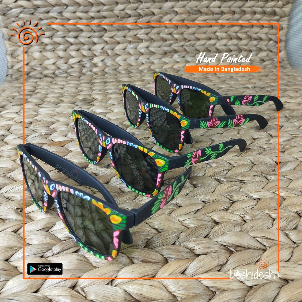 Hand Painted Sunglass