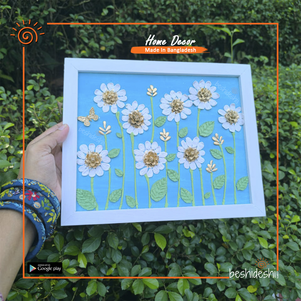 04 Floral Clay Frame (Big)