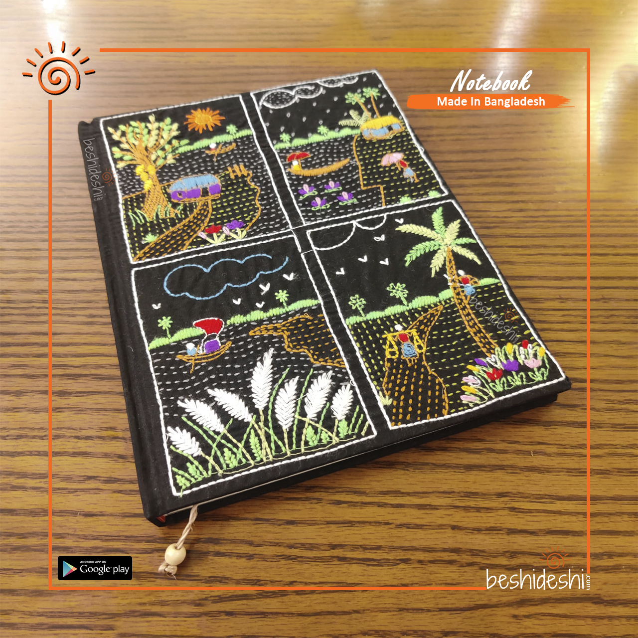 33 Four Season Handmade Nakshi Notebook