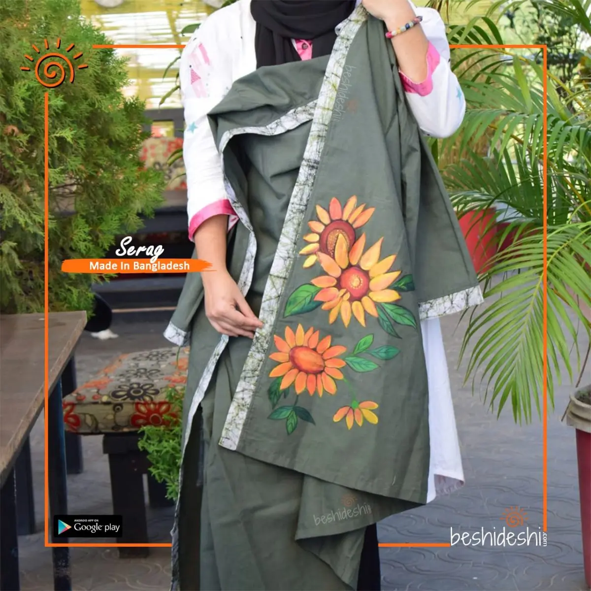 Hand Painted Shrug