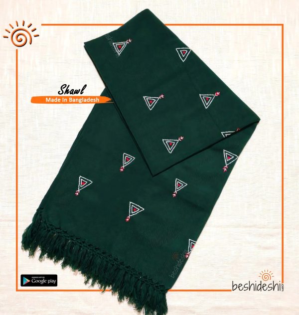 Hand Stitched Woolen Shawl