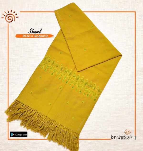Hand Stitched Woolen Shawl