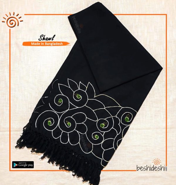 Hand Stitched Woolen Shawl