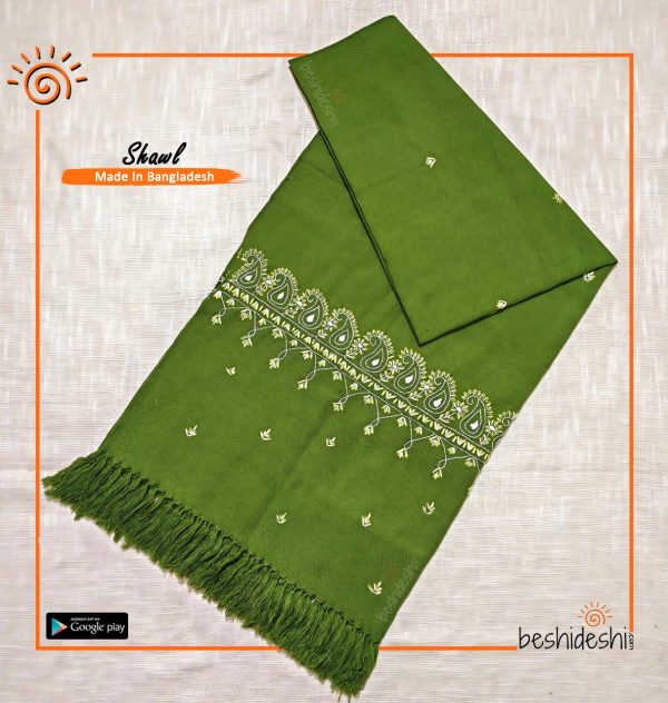 Hand Stitched Woolen Shawl