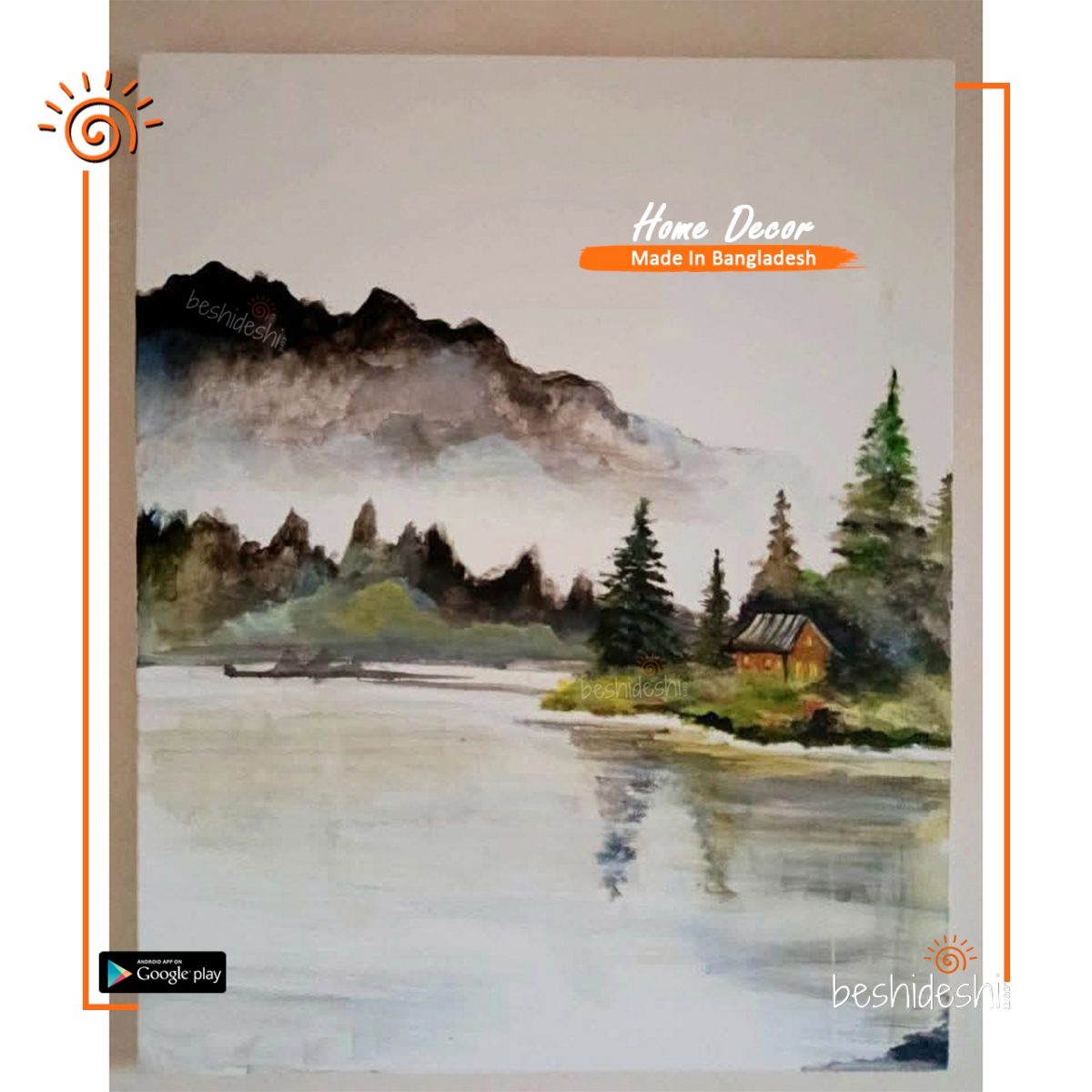 "Silent Morning" Hand Painted Canvas