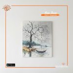 "End of Winter" Hand Painted Canvas