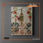 "Kun Faya Kun Arabic Calligraphy" Hand Painted Canvas