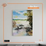 "Godhuli" Hand Painted Canvas