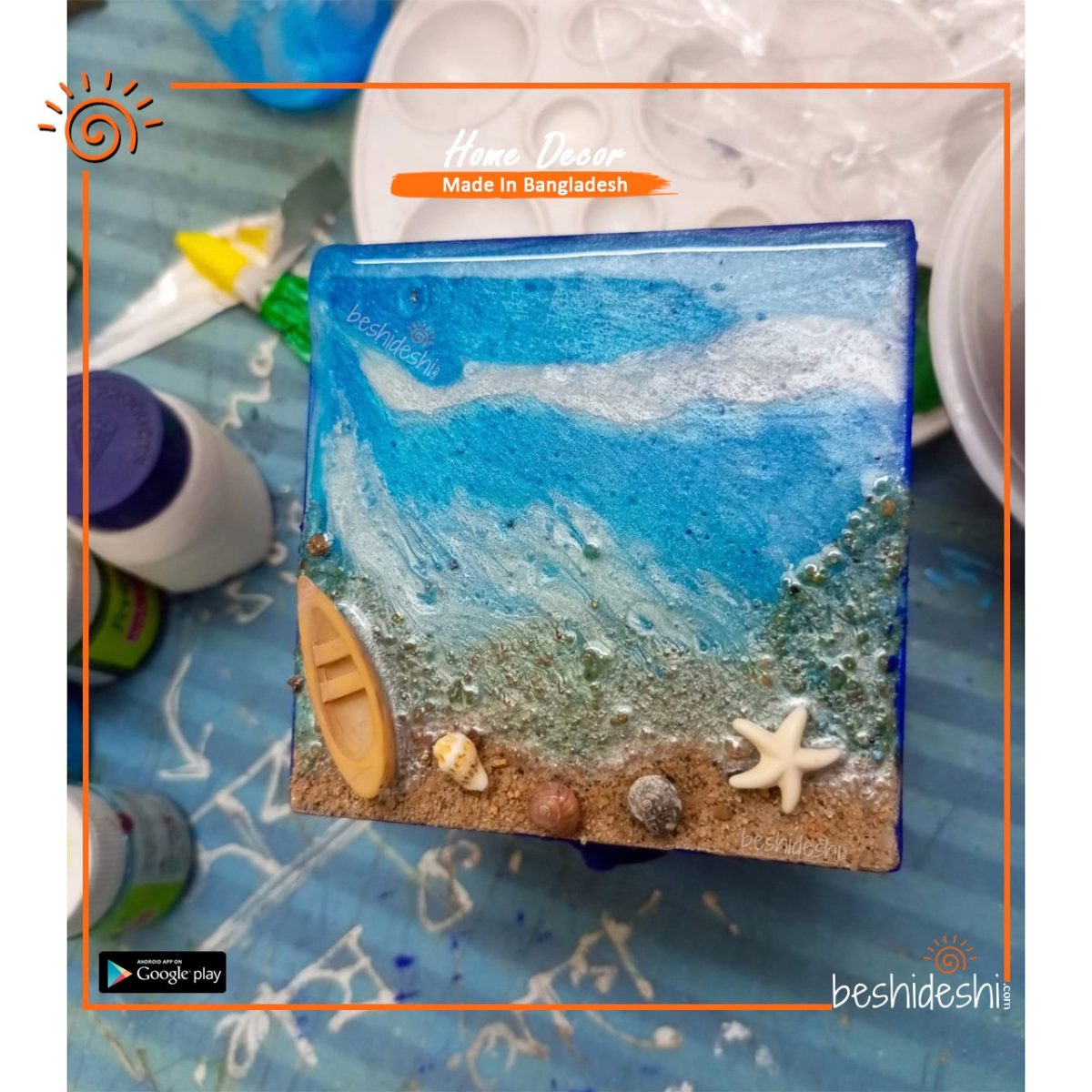 Wooden Organizer Box