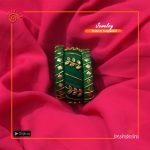 Green Hand Made Bangle Set