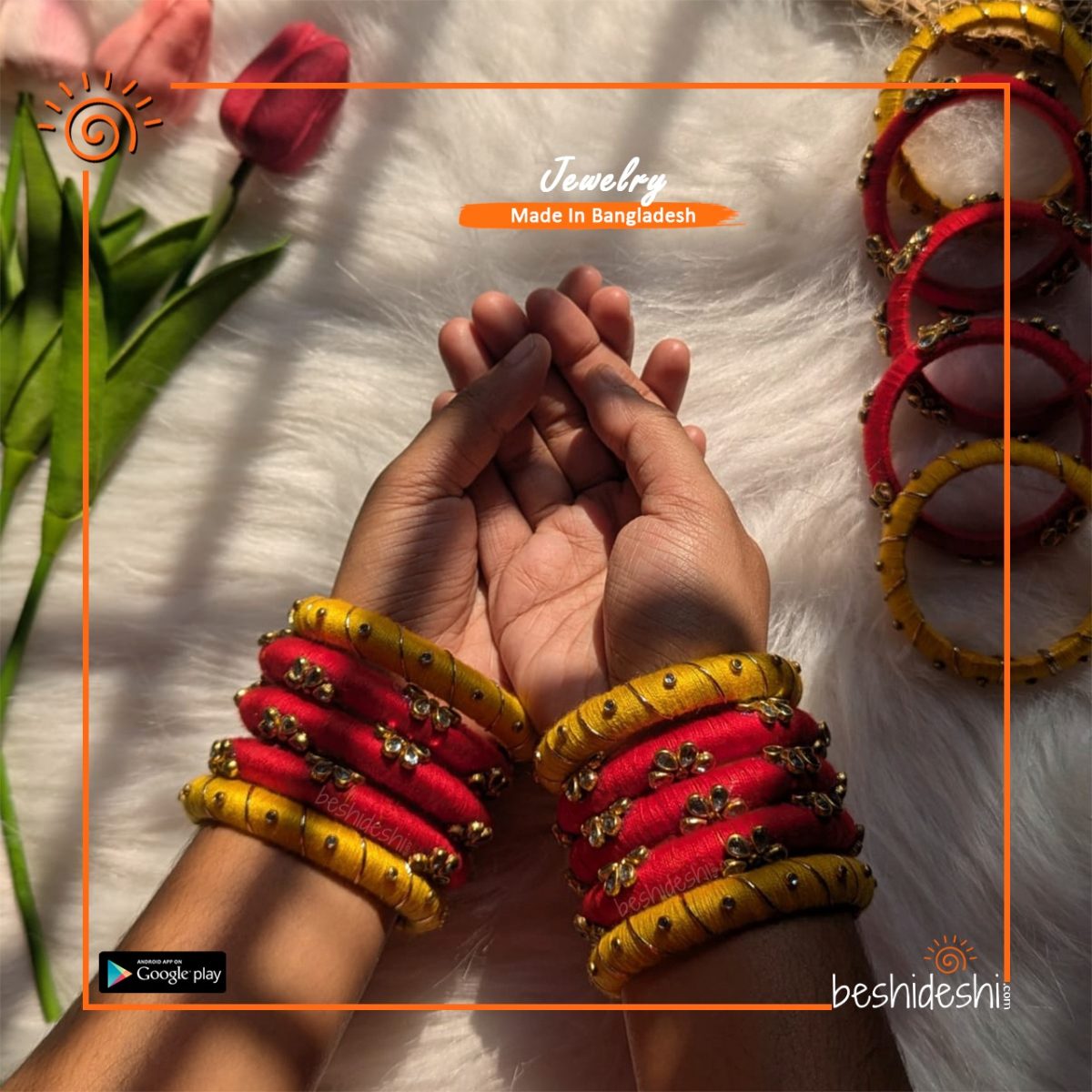 Hand Made Bangle Set