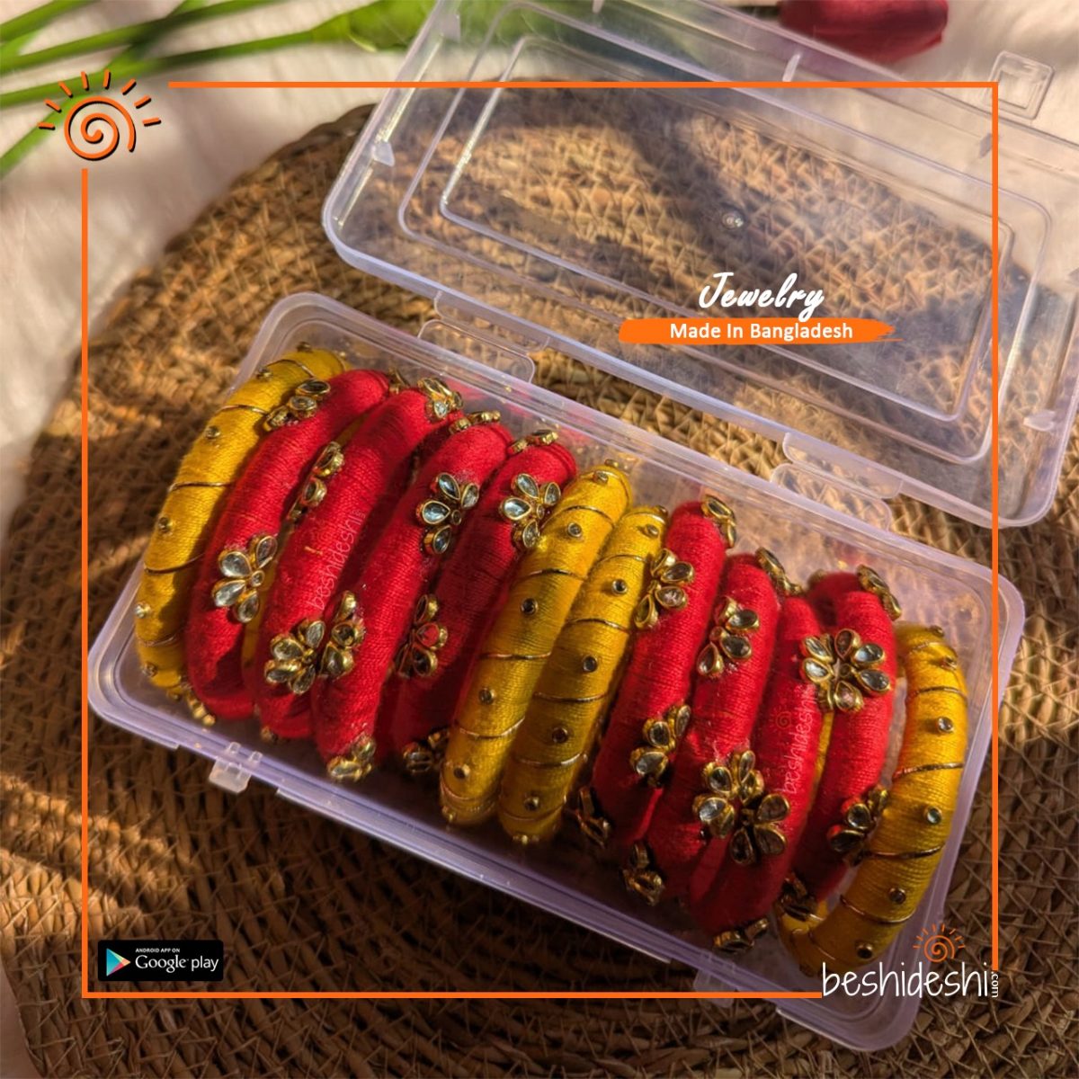 Hand Made Bangle Set