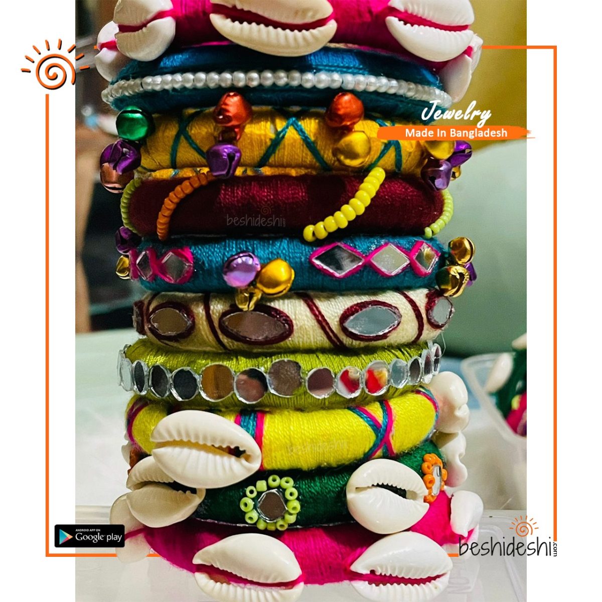 Hand Made Bangle Set