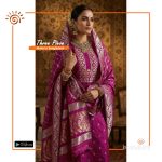 Premium Quality Hand loom Jamdani Three-piece