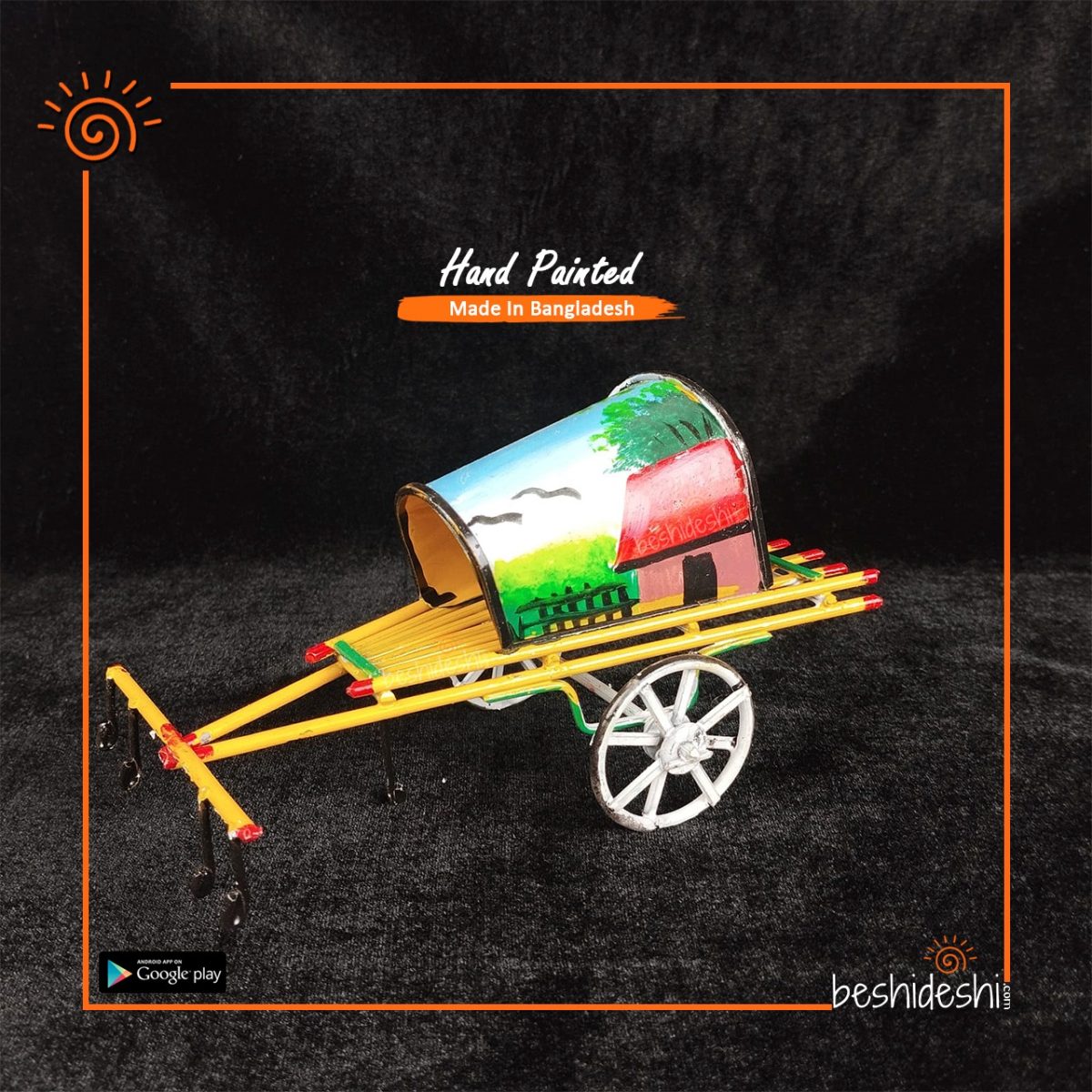 Hand Painted Miniature Gorur Gari