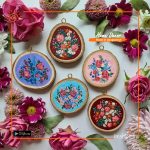 Hand Painted Wood Slice Coaster