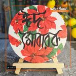 Hand Painted Canvas With Stand (Big)