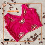 Noksha Full Sleeves Stitched Blouse (XXXL)