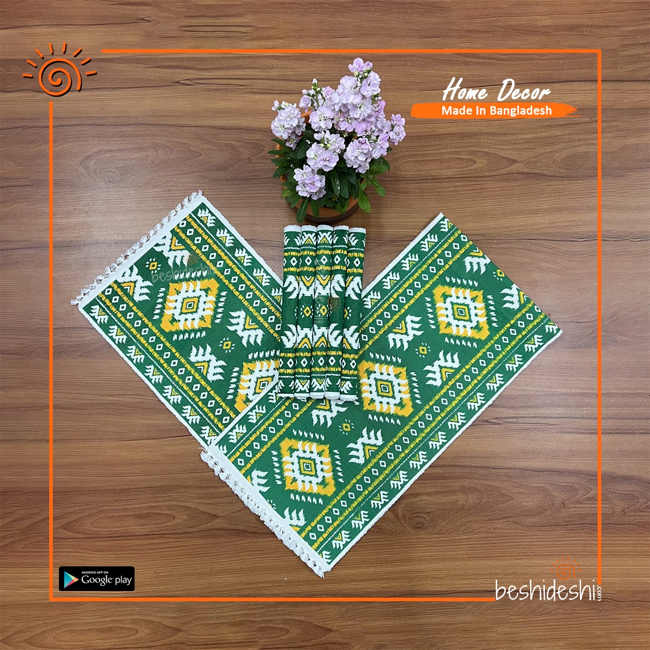 WhatsApp Image 2026-02-22 at 2.04.26 PM (2) Aesthetic Print Cotton Table Runner Set
