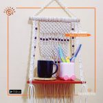 Macramé Hanging Planter Shelf