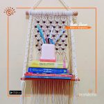 Macramé Hanging Planter Shelf
